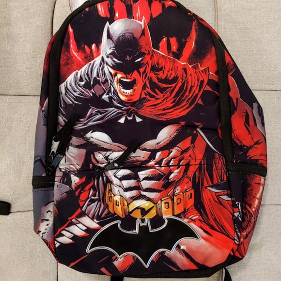 Batman Backpack Bookbag - Picture 1 of 2